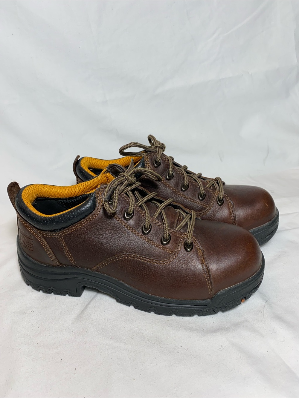 Timberland PRO Women’s Brown Leather Safety Toe Work Shoes - NWOT - size-7.5W